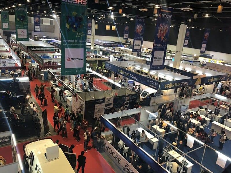 WOCEE expo floor