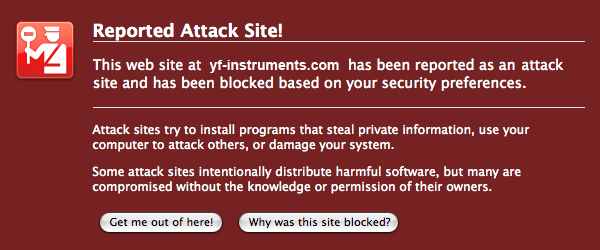 Phishing Attacked Site